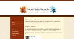 Desktop Screenshot of fireandwateronline.org
